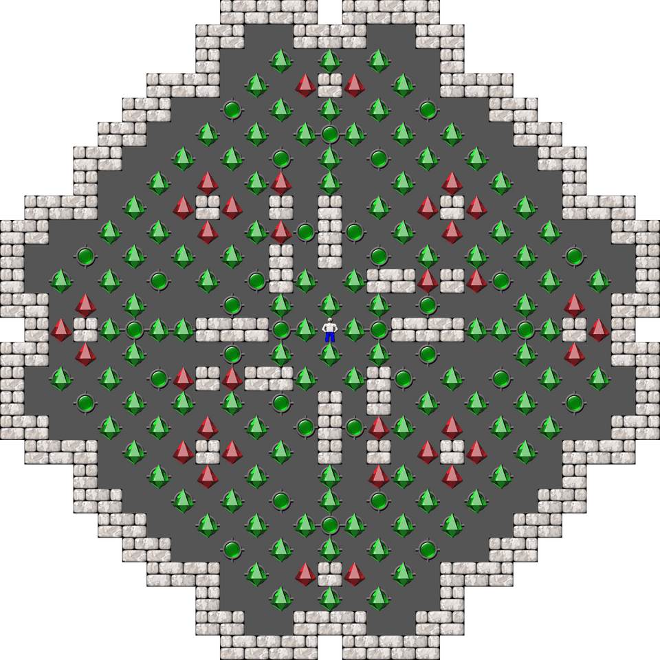 Sokoban Sasquatch 07 Arranged level 113